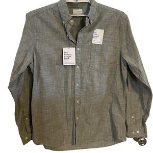 Sonoma “The Perfect Length” Button Up NWT